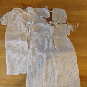 White Knitted Baptism Set